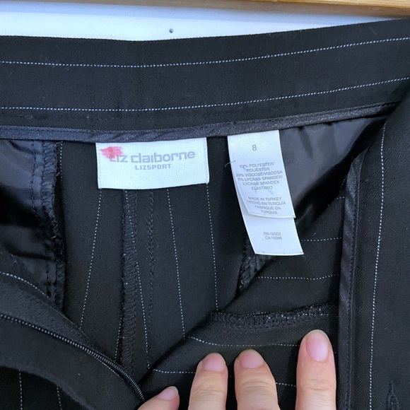 Vintage Liz Claiborne Classic Pinstripe Pants - Picture 8 of 15